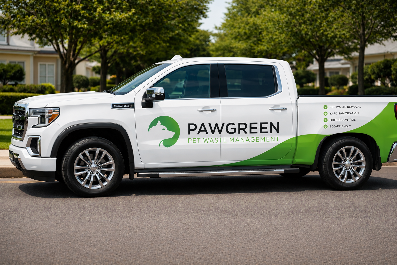 PawGreen service truck